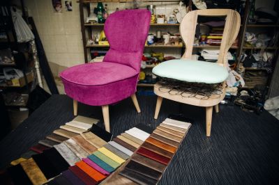 Chair Fabric Repair detail