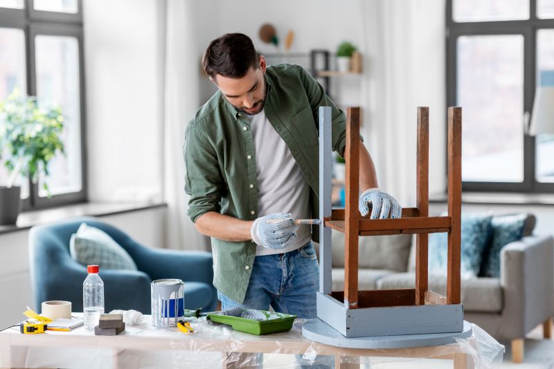 Furniture Staining detail
