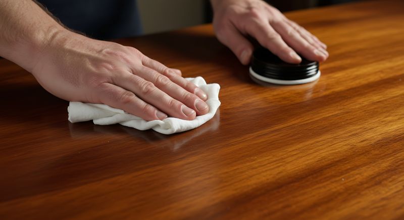 Wood Furniture Refinishing detail